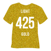Poli-flex Pearl Glitter 425 Light Gold 50cm x 10m -TILAUSTUOTE-