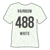 Poli-flex Pearl Glitter 488 Rainbow White 50cm x 25m -TILAUSTUOTE-