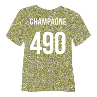 Poli-flex Pearl Glitter 490 Champagne 50cm x 10m -TILAUSTUOTE-