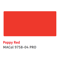 MACal 9758-04 PRO Poppy Red 1,23m -TILAUSTUOTE-