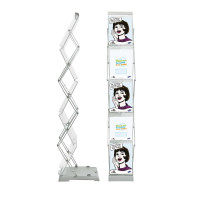 Brochure Stand Double incl hard case