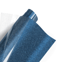 Poli-flex Pearl Glitter 423 Navy Blue 50cm x 10m -TILAUSTUOTE-
