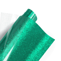 Poli-flex Pearl Glitter 427 Emerald 50cm x 10m -TILAUSTUOTE-