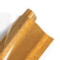Poli-flex Pearl Glitter 429 Dark Gold 50cm x 10m -TILAUSTUOTE-