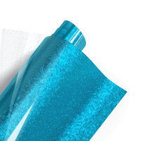 Poli-flex Pearl Glitter 454 Blue 50cm x 10m -TILAUSTUOTE-