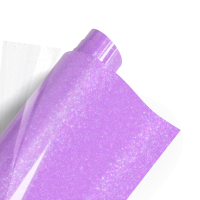 Poli-flex Pearl Glitter 480 Neon Purple 50cm x 10m -TILAUSTUOTE-