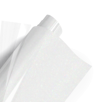 Poli-flex Pearl Glitter 488 Rainbow White 50cm x 25m -TILAUSTUOTE-