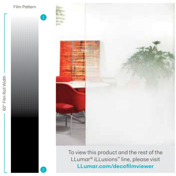LLumar® Dot Matrix Gradient 1,52m x 30,5m TILAUSTUOTE Osta netistä